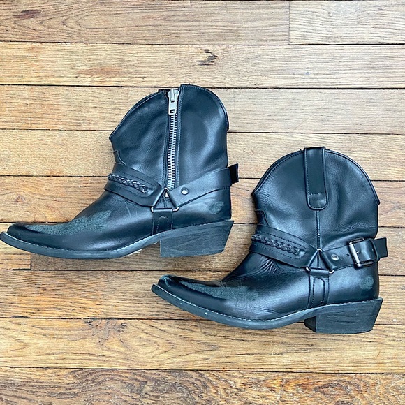 Skechers | Shoes | Black Cowboy Boots 